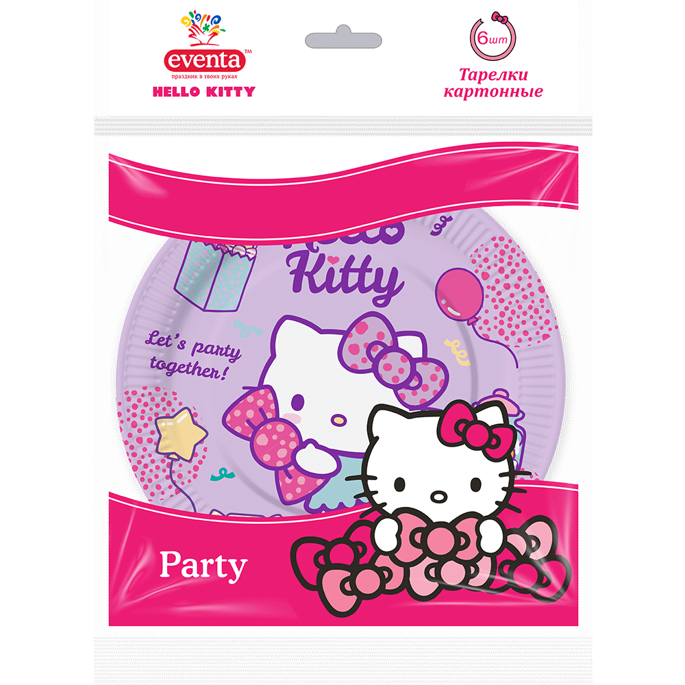 Тарілки ліцензовані “Hello Kitty”- Фото - Biosphere