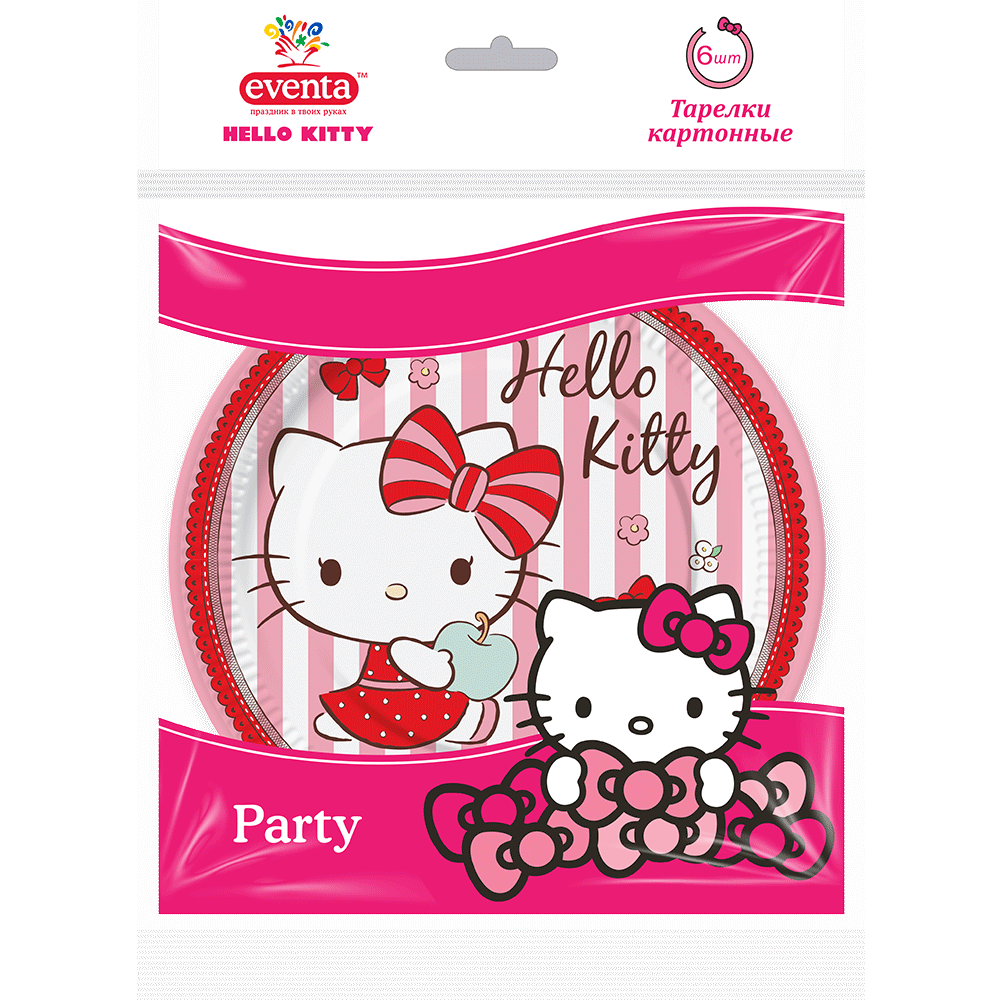 Тарілки ліцензовані “Hello Kitty”- Фото - Biosphere